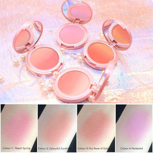 Sweet pink gradient blush palette