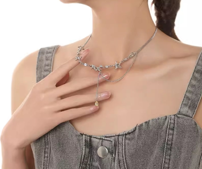 Shining Star Necklace Smart Clavicle Chain