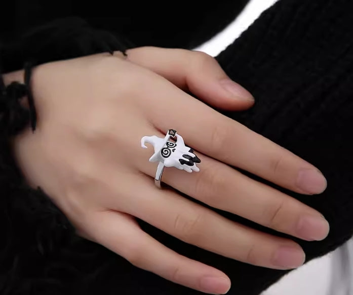 White ghost ring