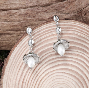 Pearl Mushroom Earrings