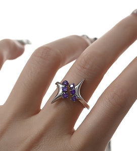 Alloy zircon ring