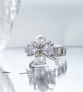 Bow Heart Ring