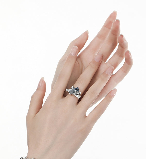 High-end luxury irregular ring