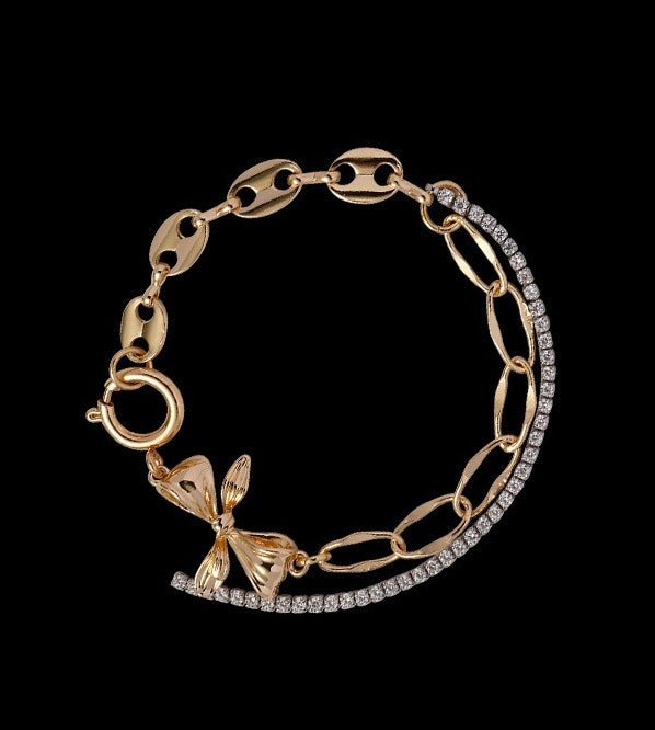 Gold Bow Bracelet