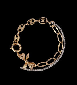 Gold Bow Bracelet