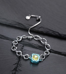 Harajuku Blue Square Bracelet