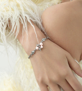 Pink Pearl Star Bracelet