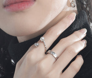 Irregular adjustable plain ring