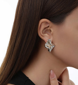 Asymmetric abstract earrings