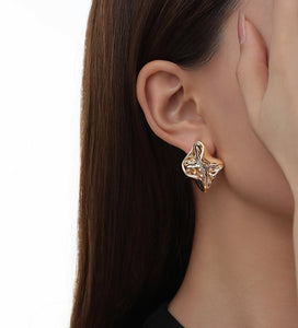 Asymmetric abstract earrings