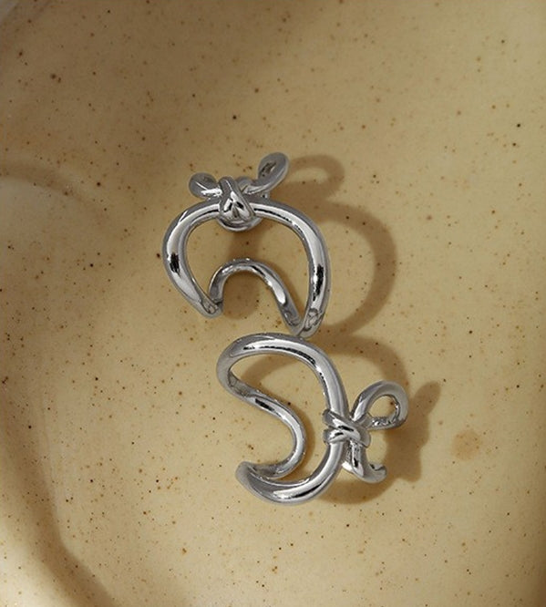 Irregular non-pierced ear bone clip