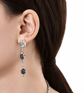 Simple style texture earrings