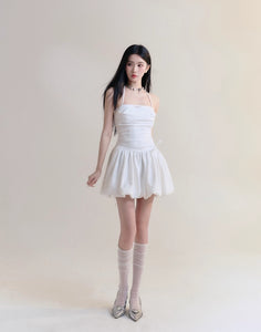 Halter neck suspender ballet skirt sweet date dress