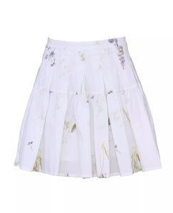 Island Hyacinth College Pleated Skirt Two-Piece Set