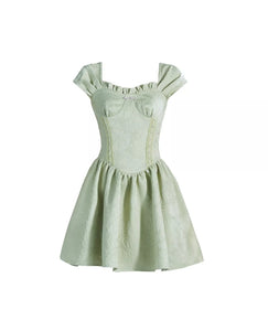 French waist tea dress