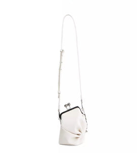 Cowhide handbag messenger bag