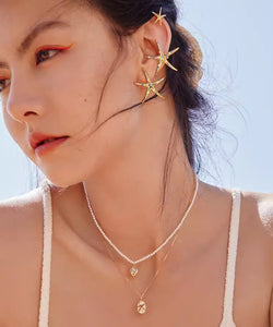 Starfish non-pierced earrings(Single one)