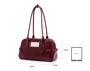 Ankela Red Head Leather Bag