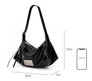 Niche Black Bat Bag Unisex Underarm Bag