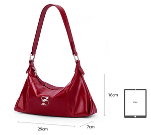 Versatile Crossbody Red Bag