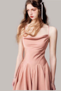 Ballet style suspender dress women's summer sweet temperament short skirt