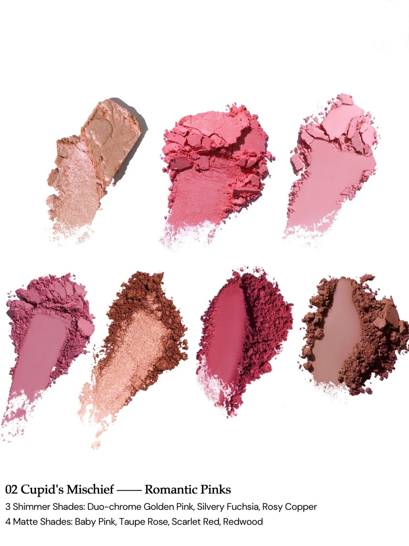 [Strawberry Cupid] Facial Comprehensive Palette (Blush + Eyeshadow + Highlight)