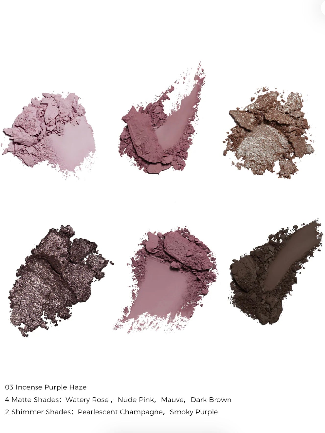 [Butterfly Cloud Collar]Embossed Six-Color Eyeshadow Palette