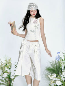 Versatile Straight Cropped Pants