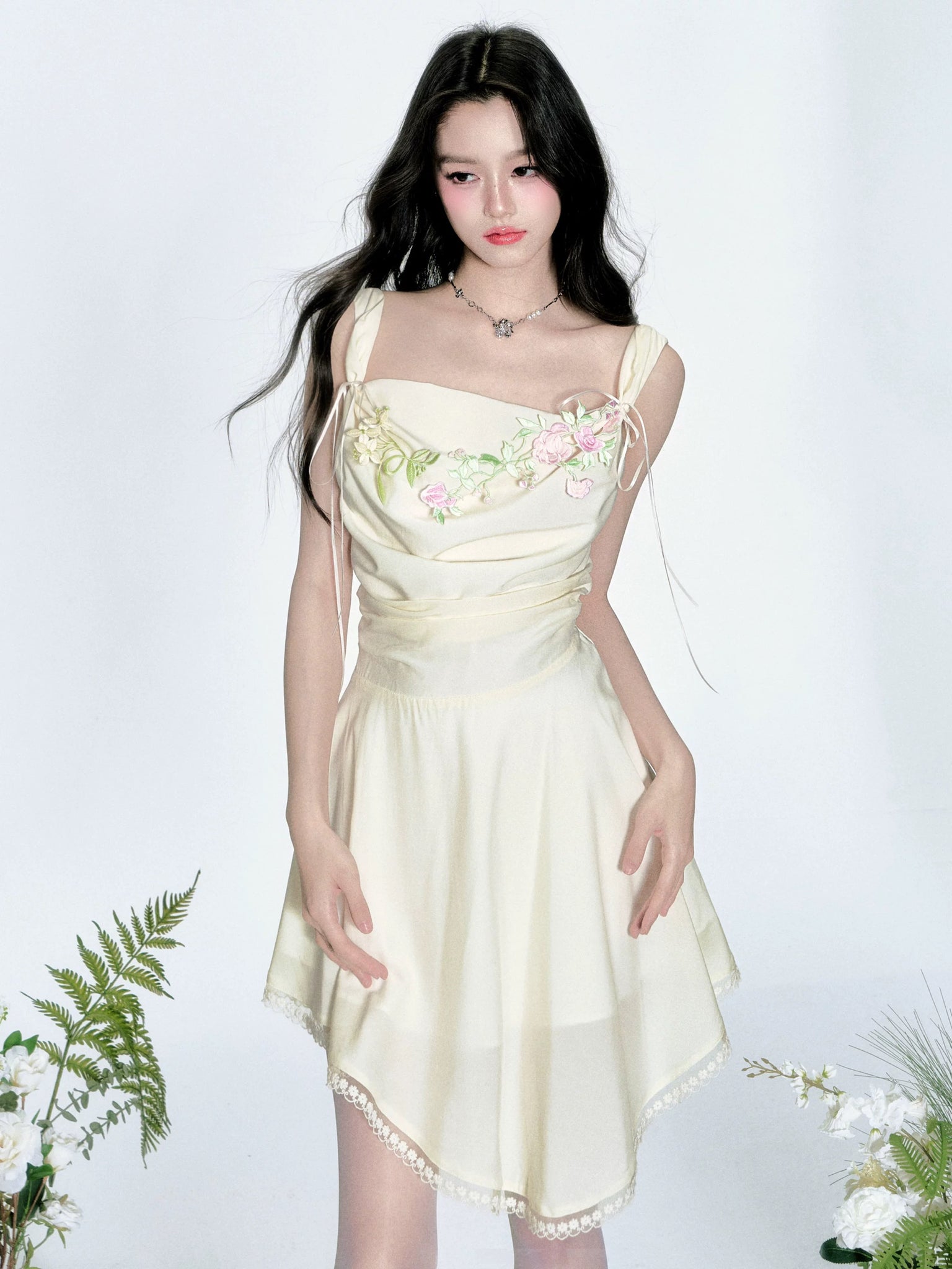 Embroidered Sweet Dress