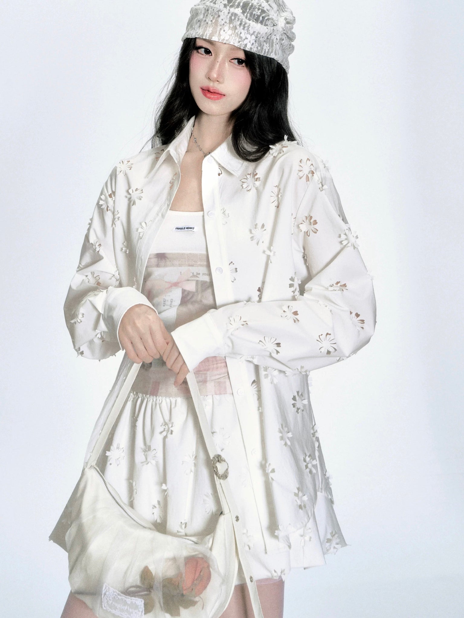 Lily White Bud Skirt
