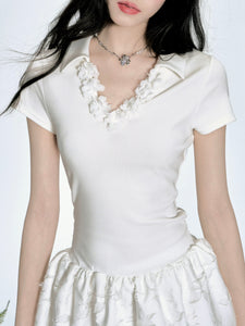Lily White Floral Dress