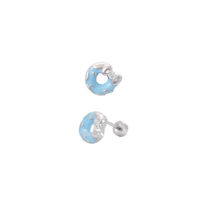 Donut Titanium Steel Earrings