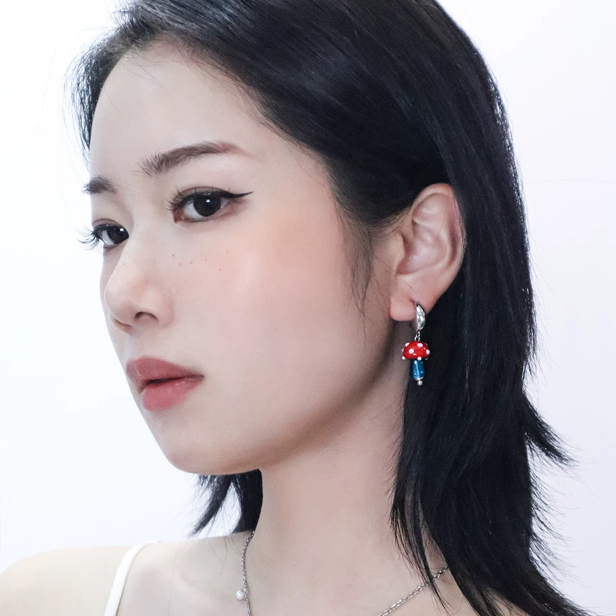 Dopamine Mushroom Earrings