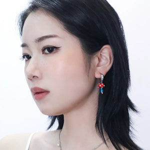 Dopamine Mushroom Earrings
