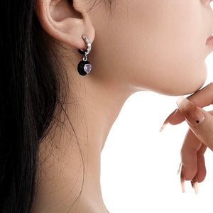 Heart Zircon Earrings