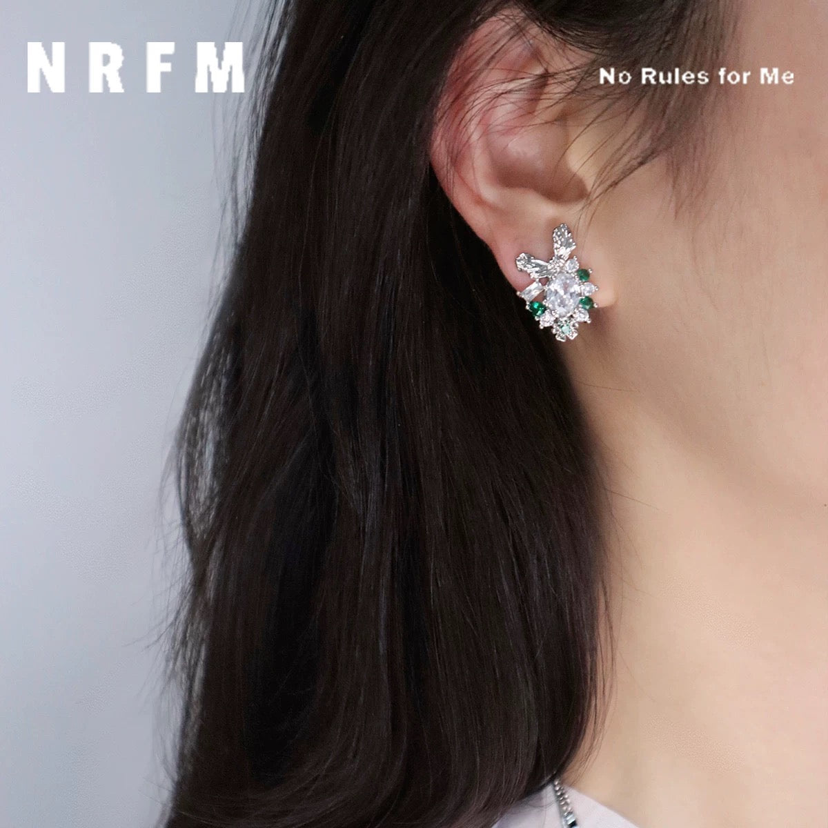 Diamond Wing Earrings