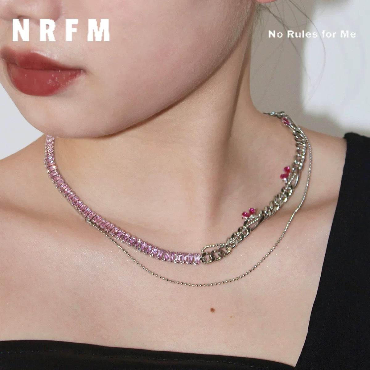 Pink Zircon Necklace