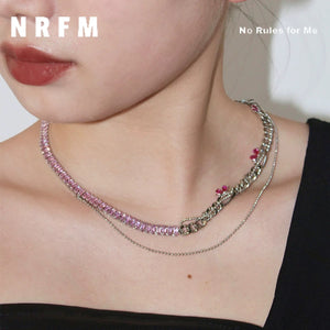 Pink Zircon Necklace