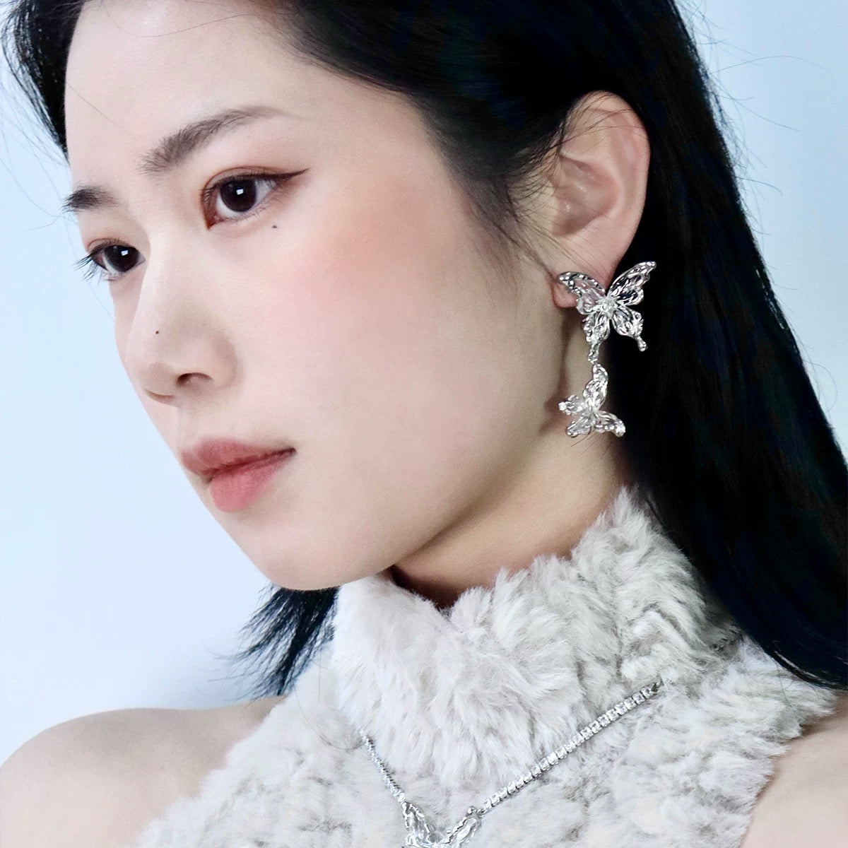 Resin Butterfly Earrings
