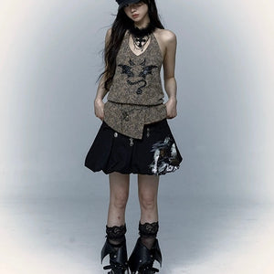 Rock Willow Embroidered Vest