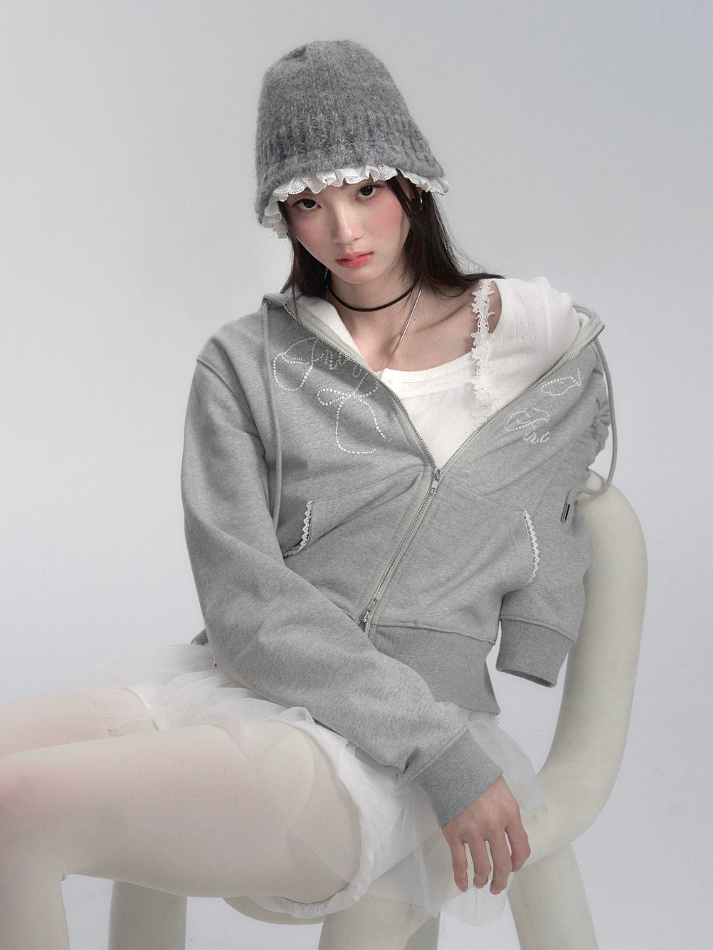 Versatile Lacy Knitted Hat