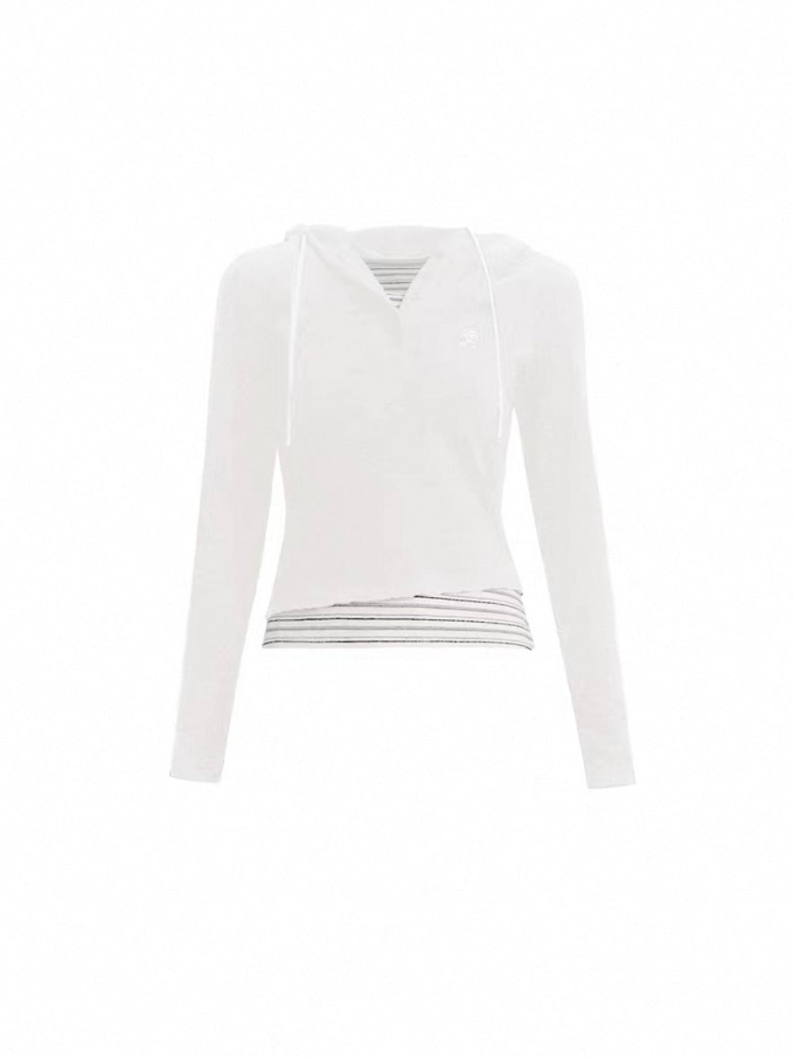 Vintage V-Neck Slim Top
