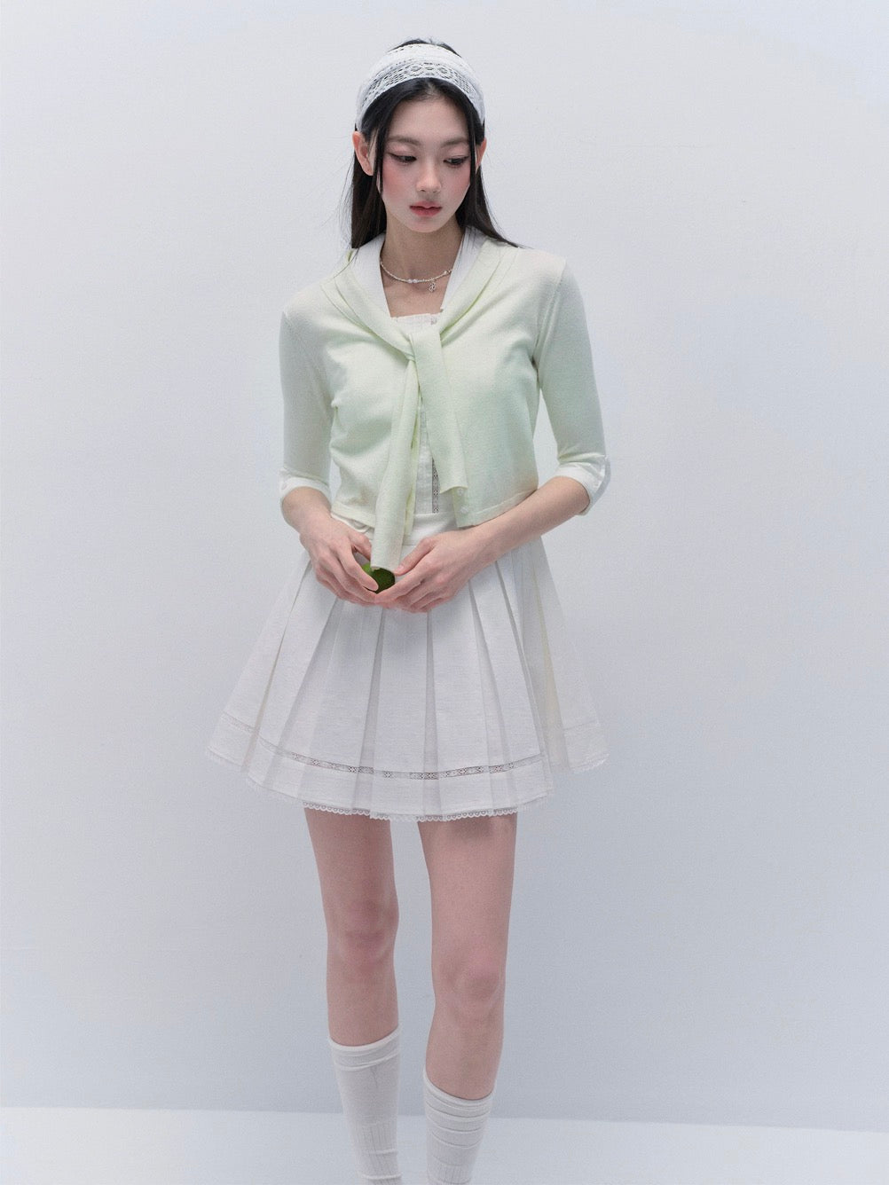 Versatile White Slim-Fit Dress