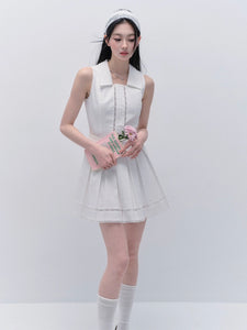 Versatile White Slim-Fit Dress