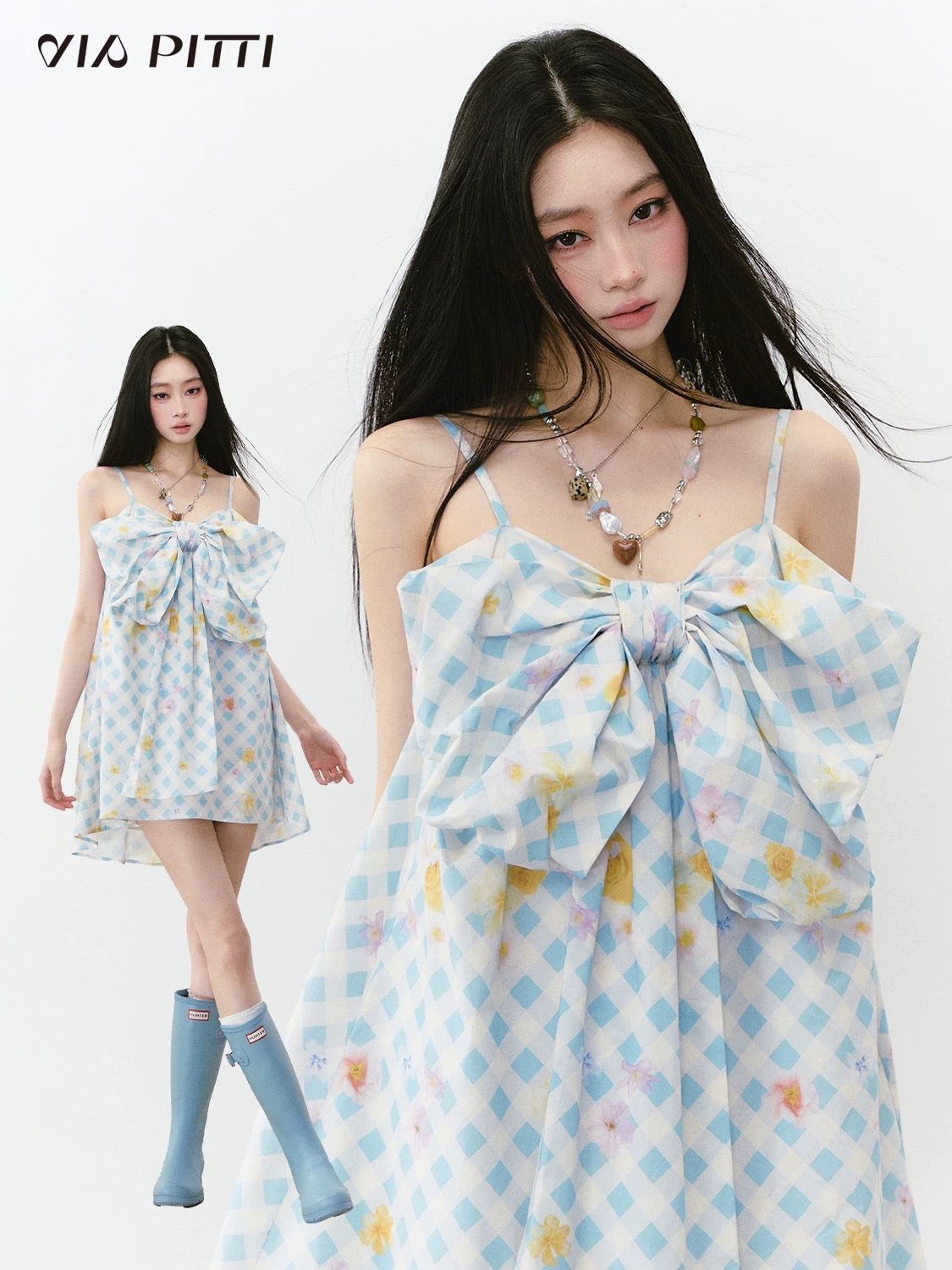 Bowknot Sweet Camisole Dress