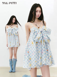 Bowknot Sweet Camisole Dress