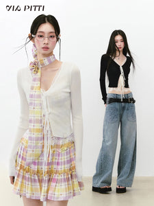 Design Sense Slim-Fit Knitted Top