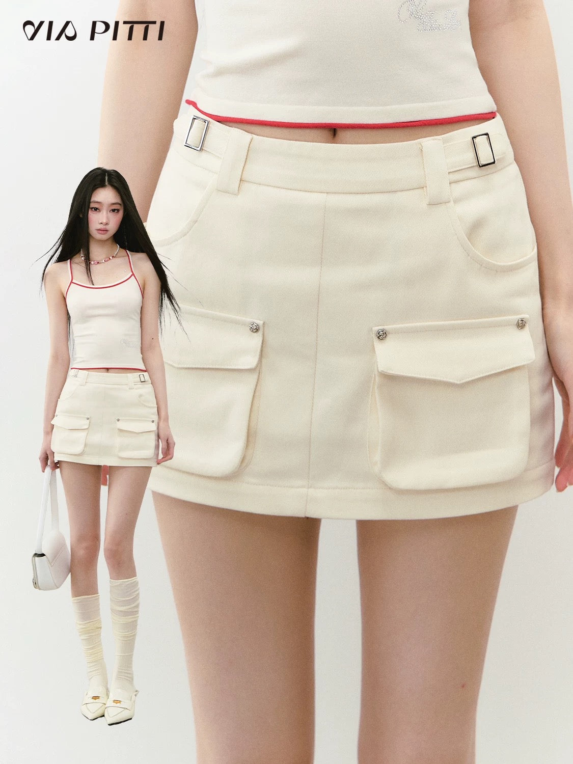 Versatile Basic A-Shaped Skirt