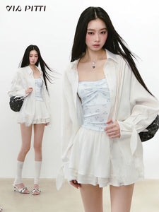 Versatile Lace Sun-Protective Shirt