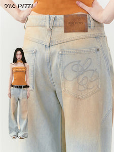 Design Sense Loose Straight Jeans